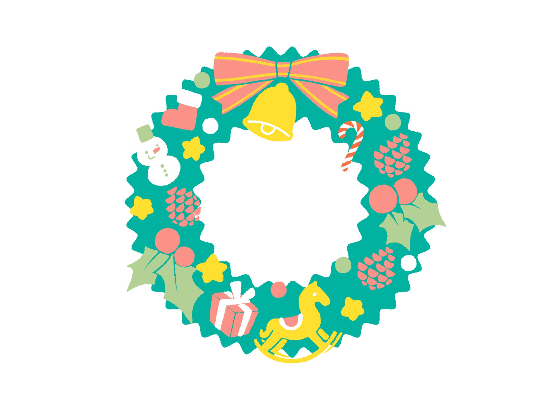 クリスマスリース-1