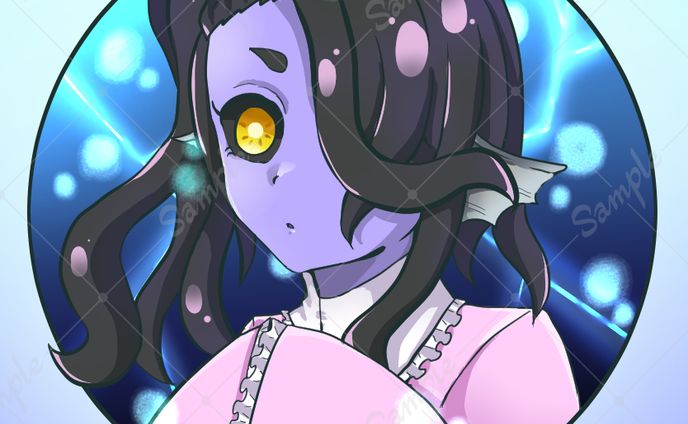 依頼絵とサムネ絵