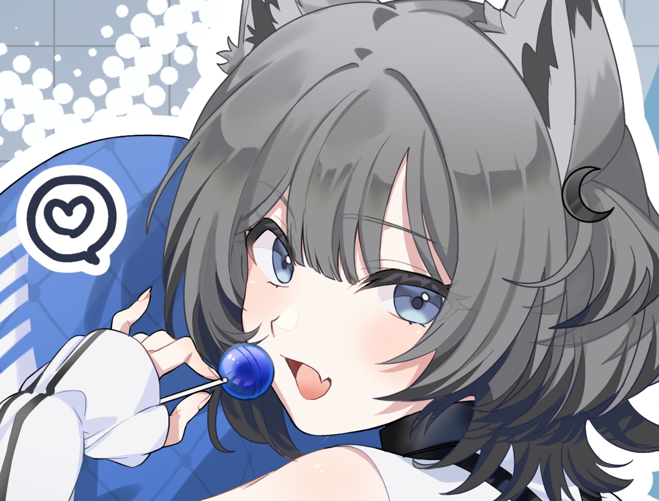 【fullbody】七狼さくや様/Skeb【Vtuber】-1