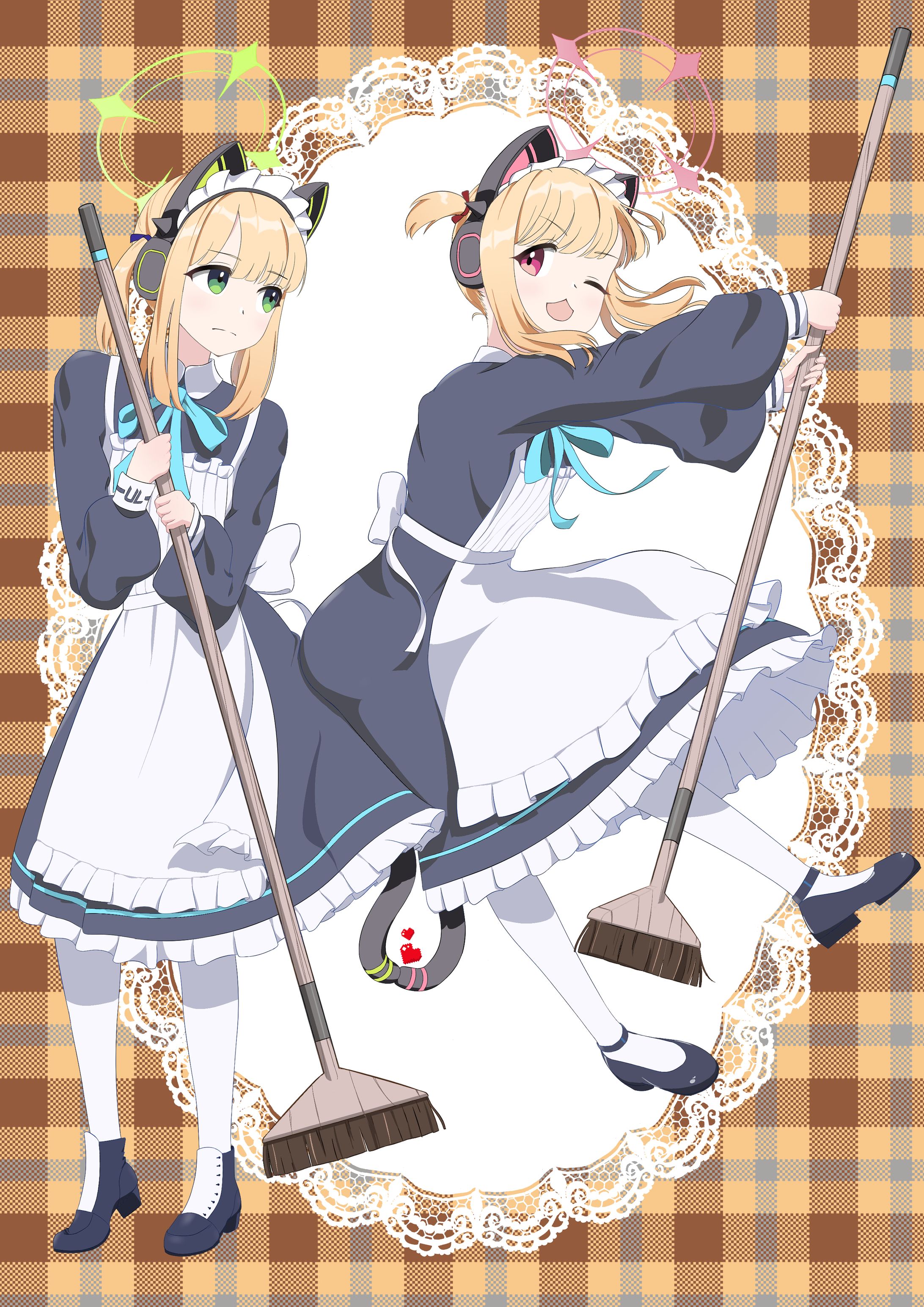 ブルーアーカイブ　メイドモモミド-1