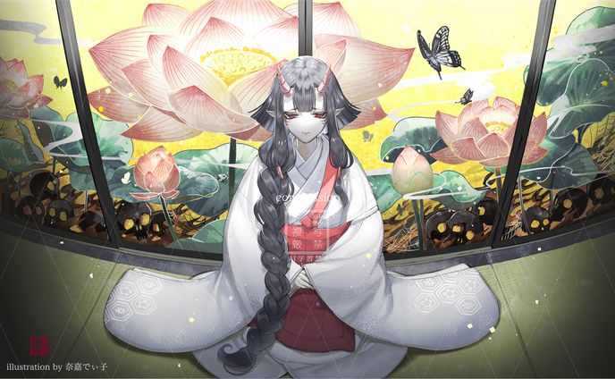 歌ってみた動画用一枚絵　恋獄おとね様