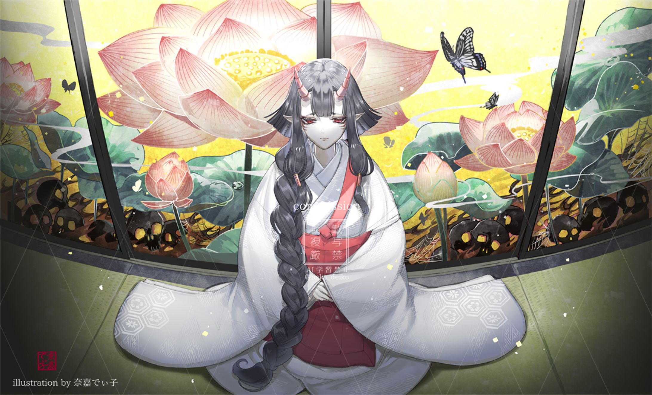 歌ってみた動画用一枚絵　恋獄おとね様-1