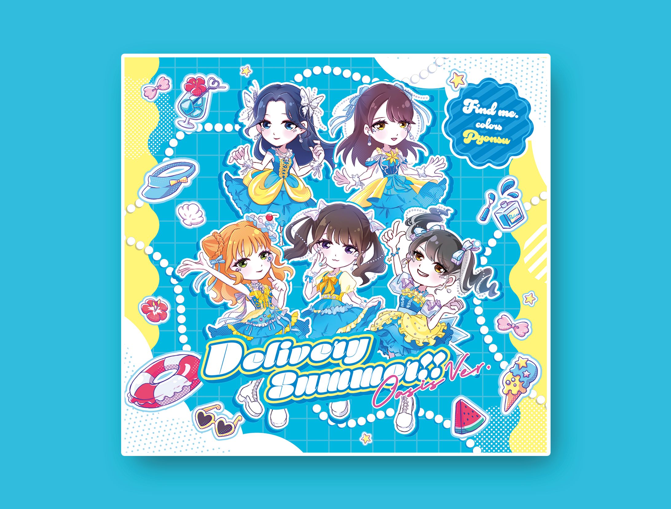 【イラスト】Find me. colors  Oasis Ver. from ぴょんすナンバー-1