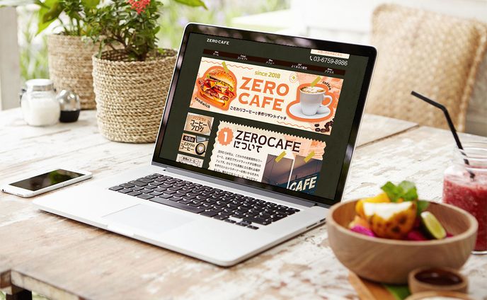 WEBsite Design　Zerocafe