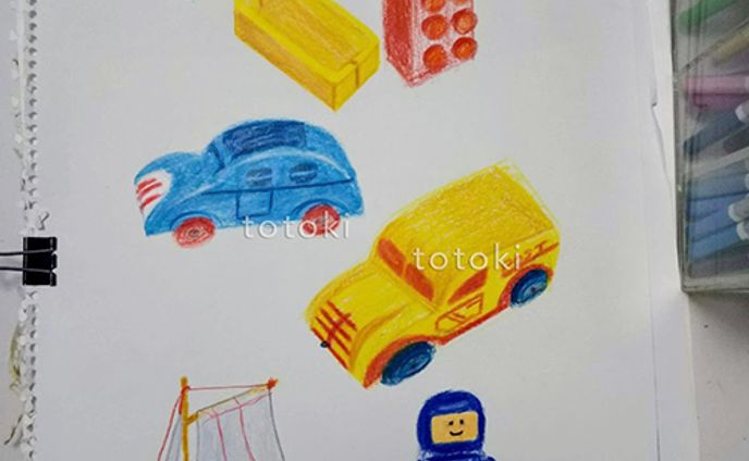 水彩色鉛筆作品