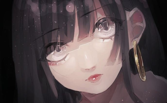 女の子、pixelart