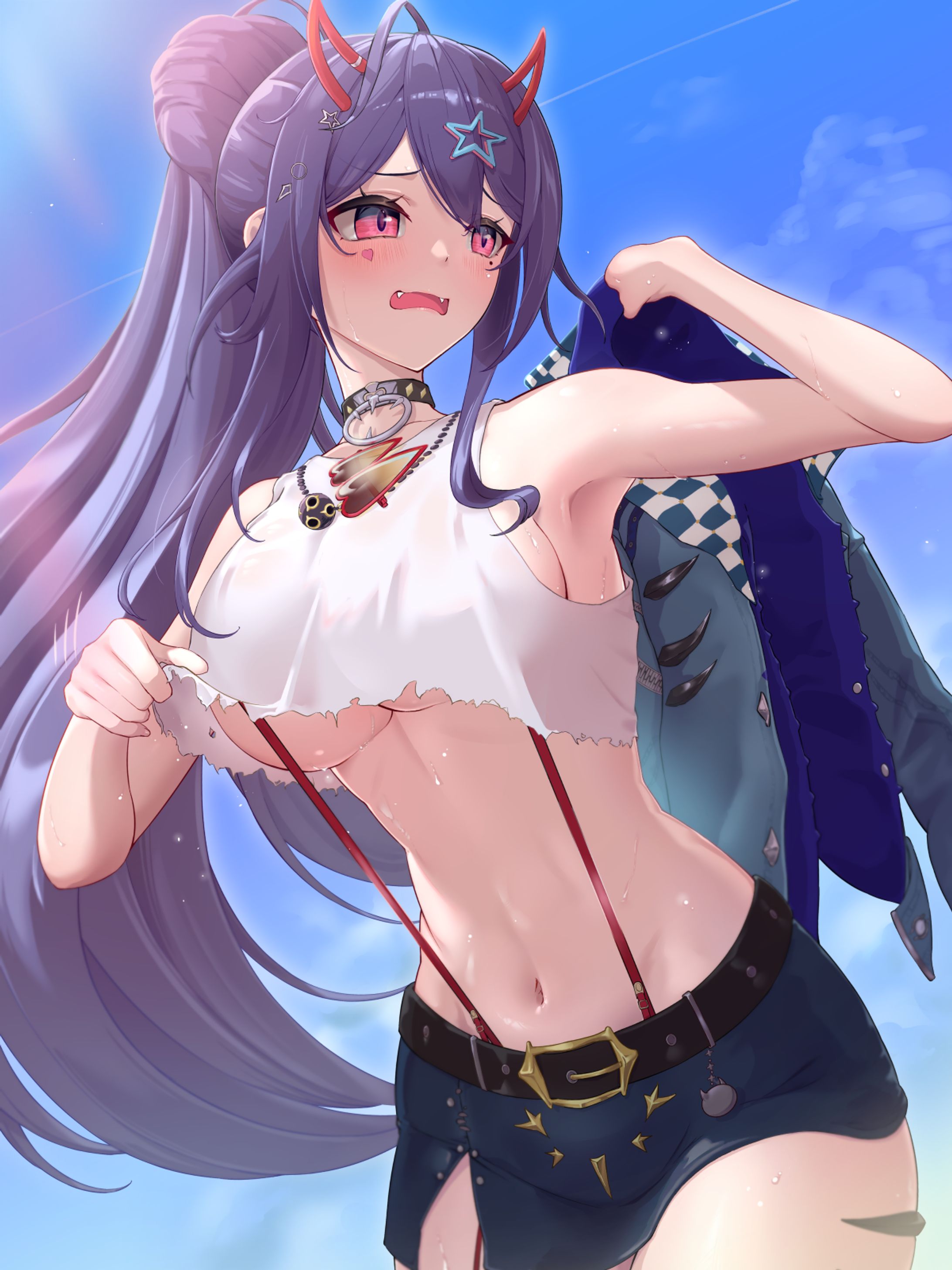 【ファンアート】It's so hot…!-1