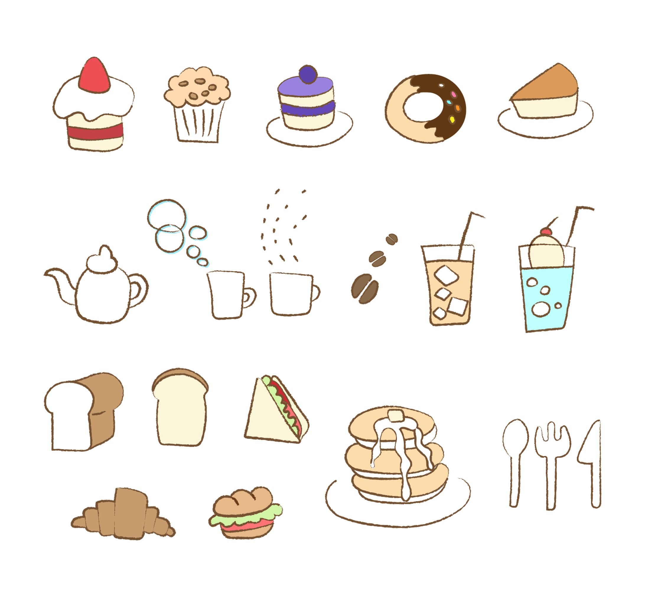 イラスト_カフェセット-1