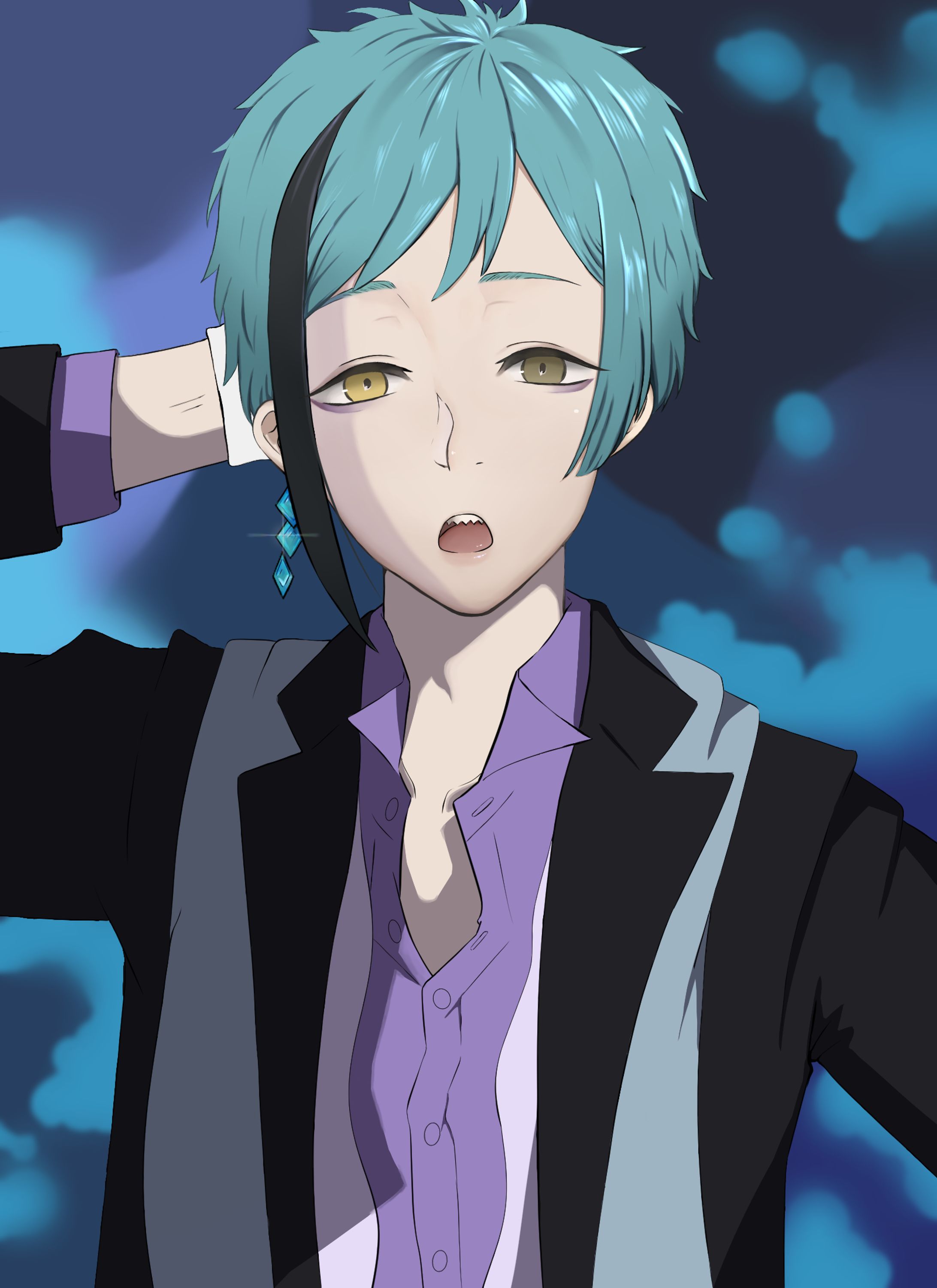 フロイド・リーチ(ツイステファンアート・二次創作)-1