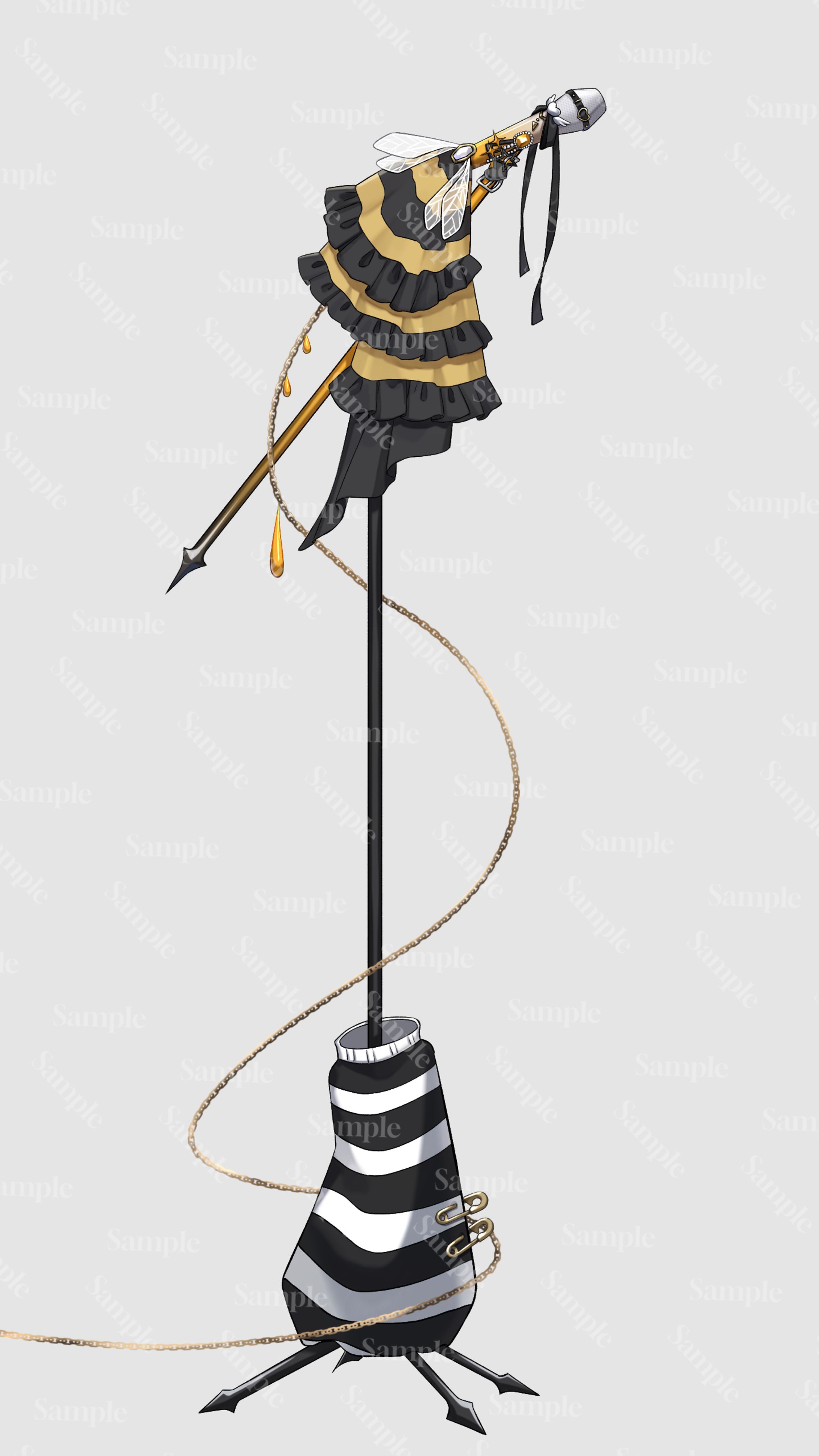 【お仕事】蜜蜂ハニー 様 イメージオリジナルマイク-1