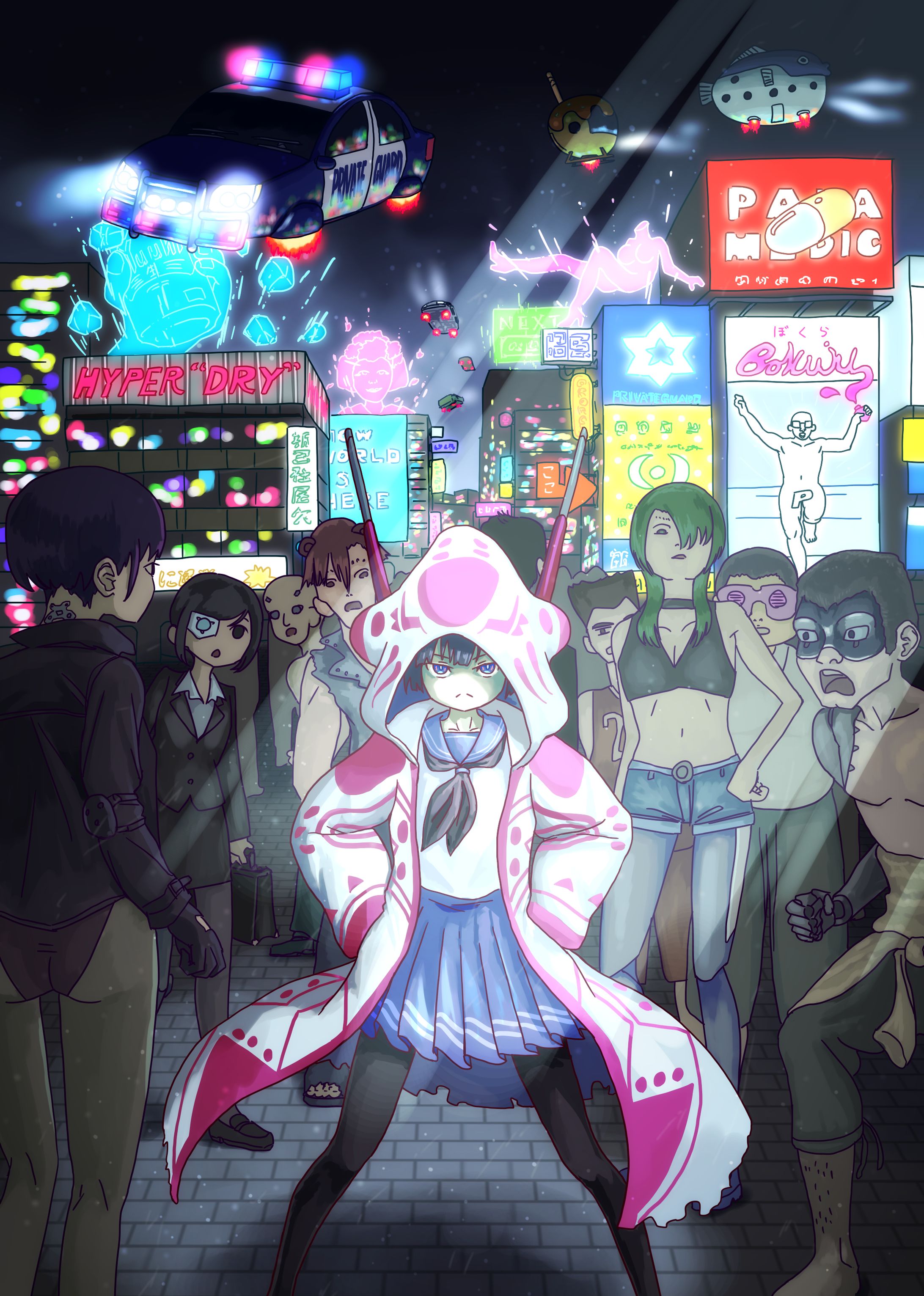 【イラスト】ネオオオサカ2072-1
