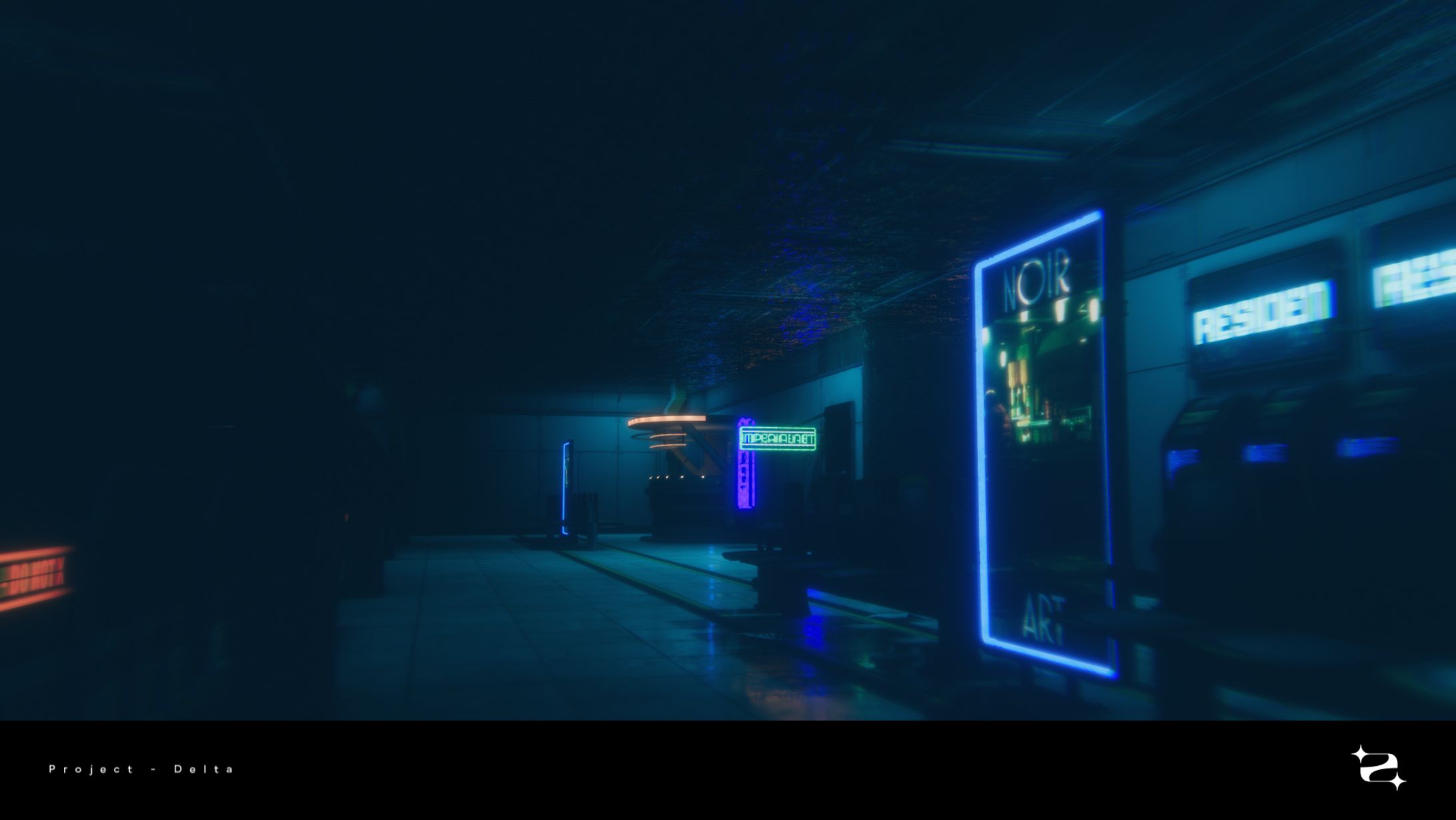 Cyberpunk environment practice【Personal Work】-1