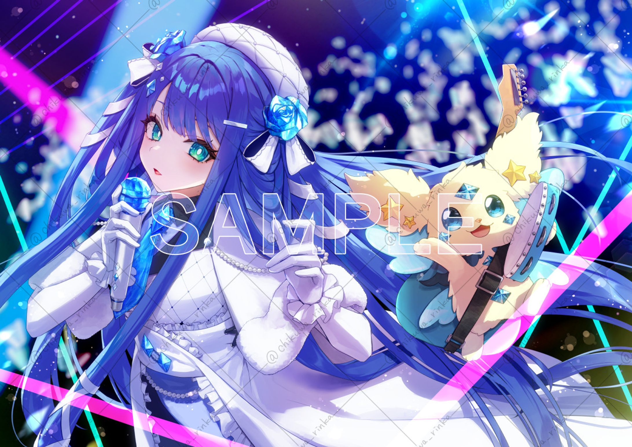 IRIAM事務所Lapis Live様 イベントキービジュアル用イラスト-1