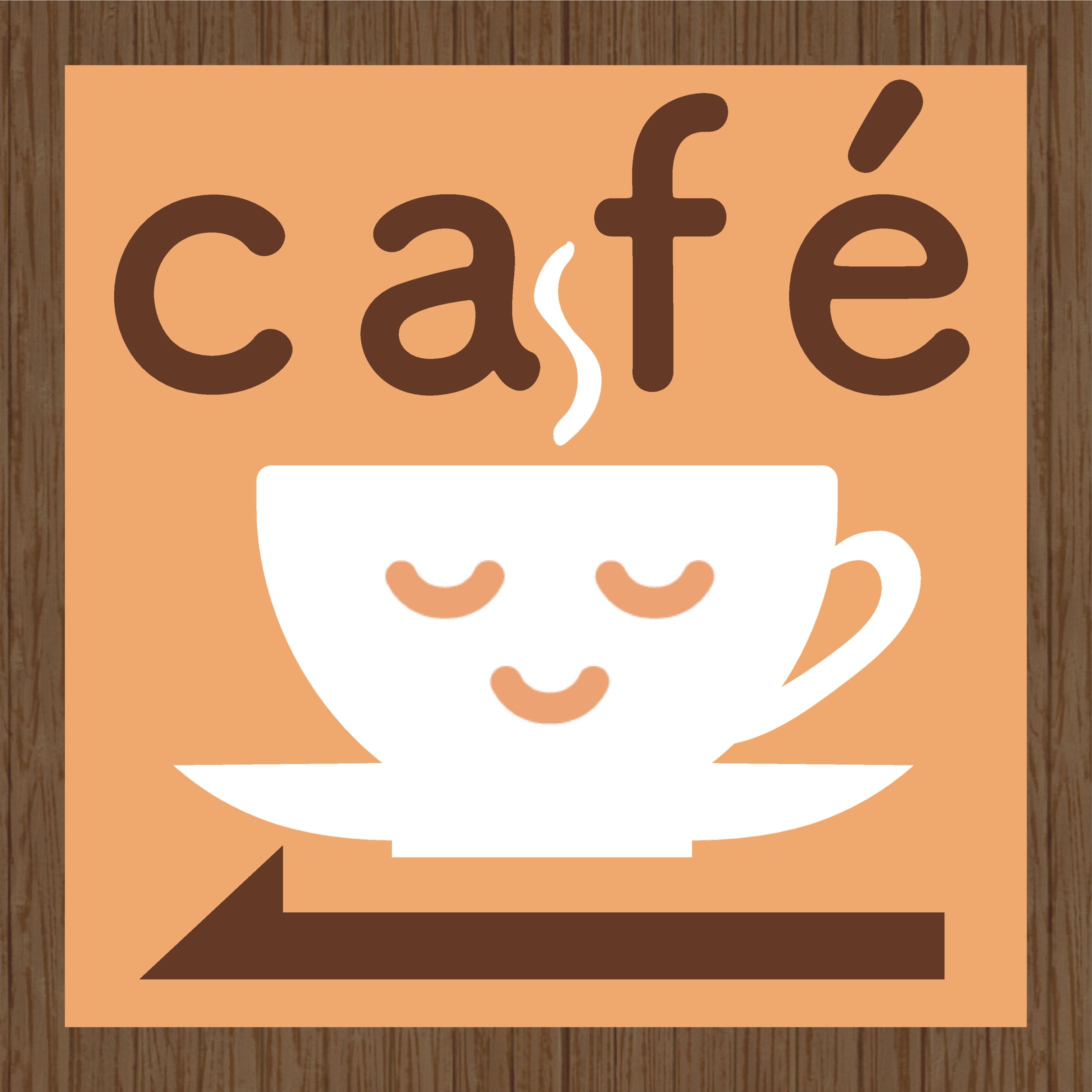カフェほ。様　カフェ看板-1
