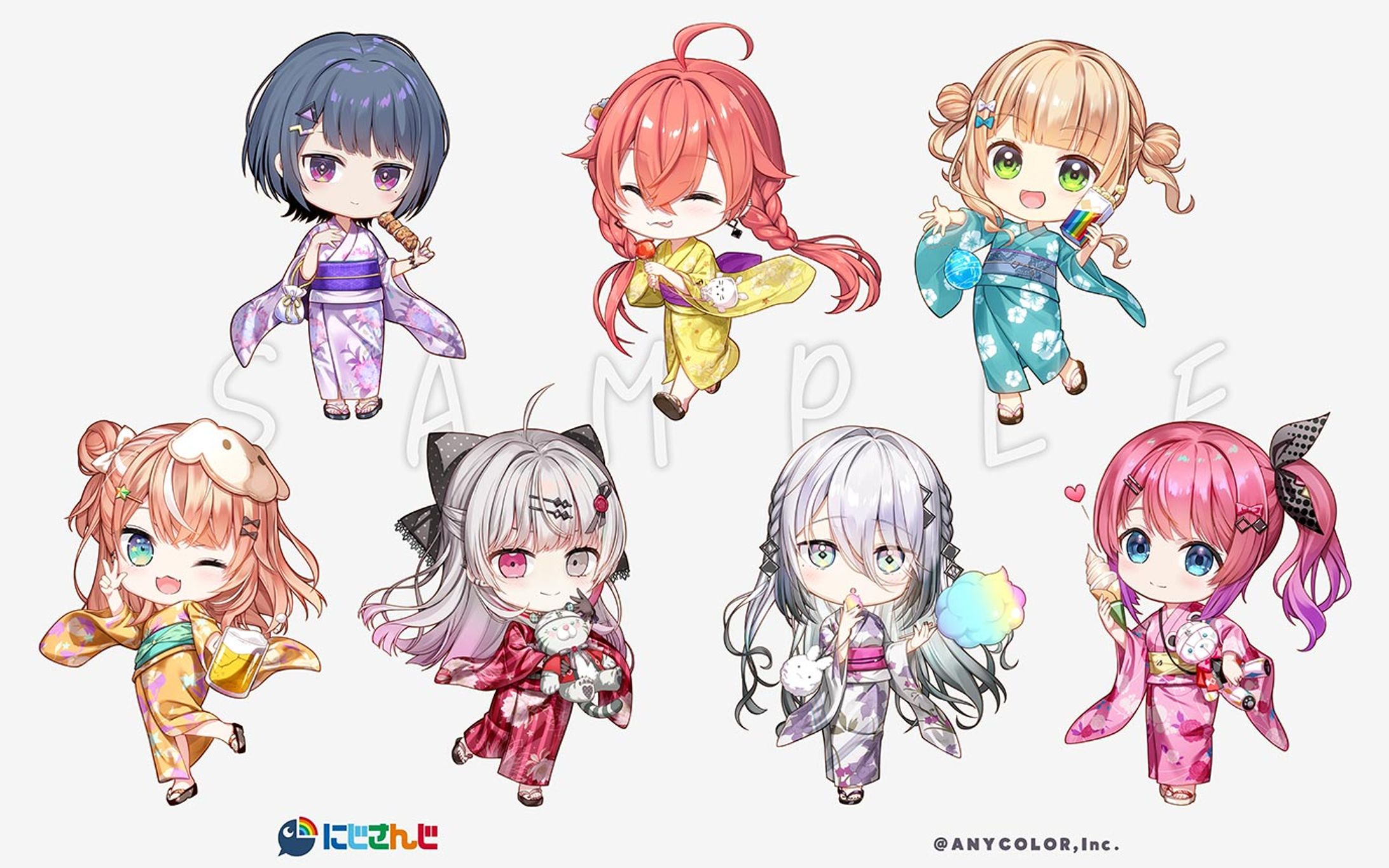「にじさんじ神田明神」ＳＤイラスト-1