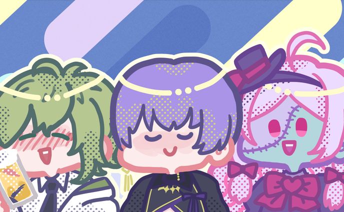 SDキャライラスト、サムネイル用イラスト