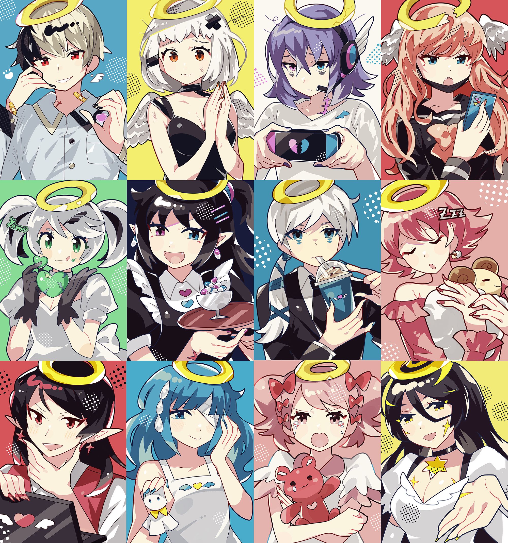 オリキャラ：12人の天使たち