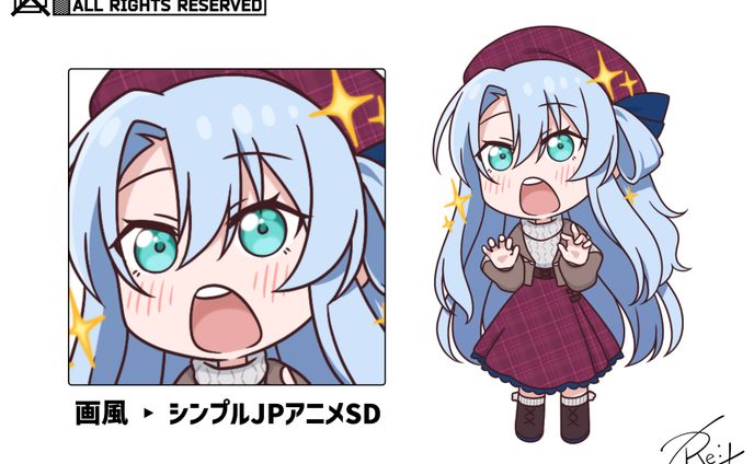 パロディ、デフォルメイラスト