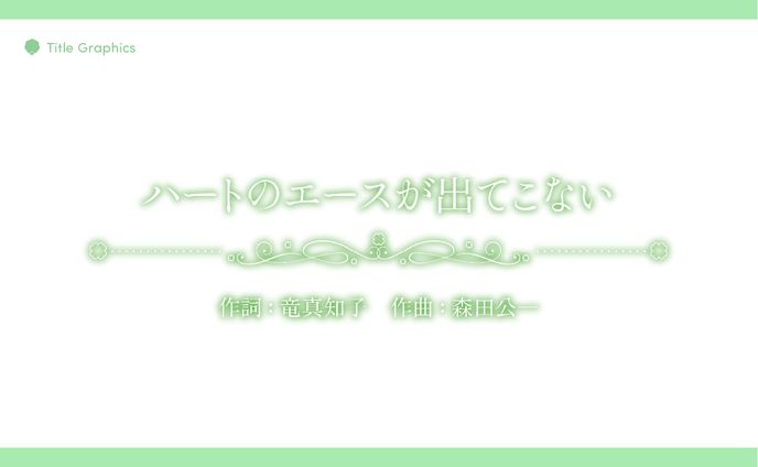 若草きよか様 テロップデザイン 