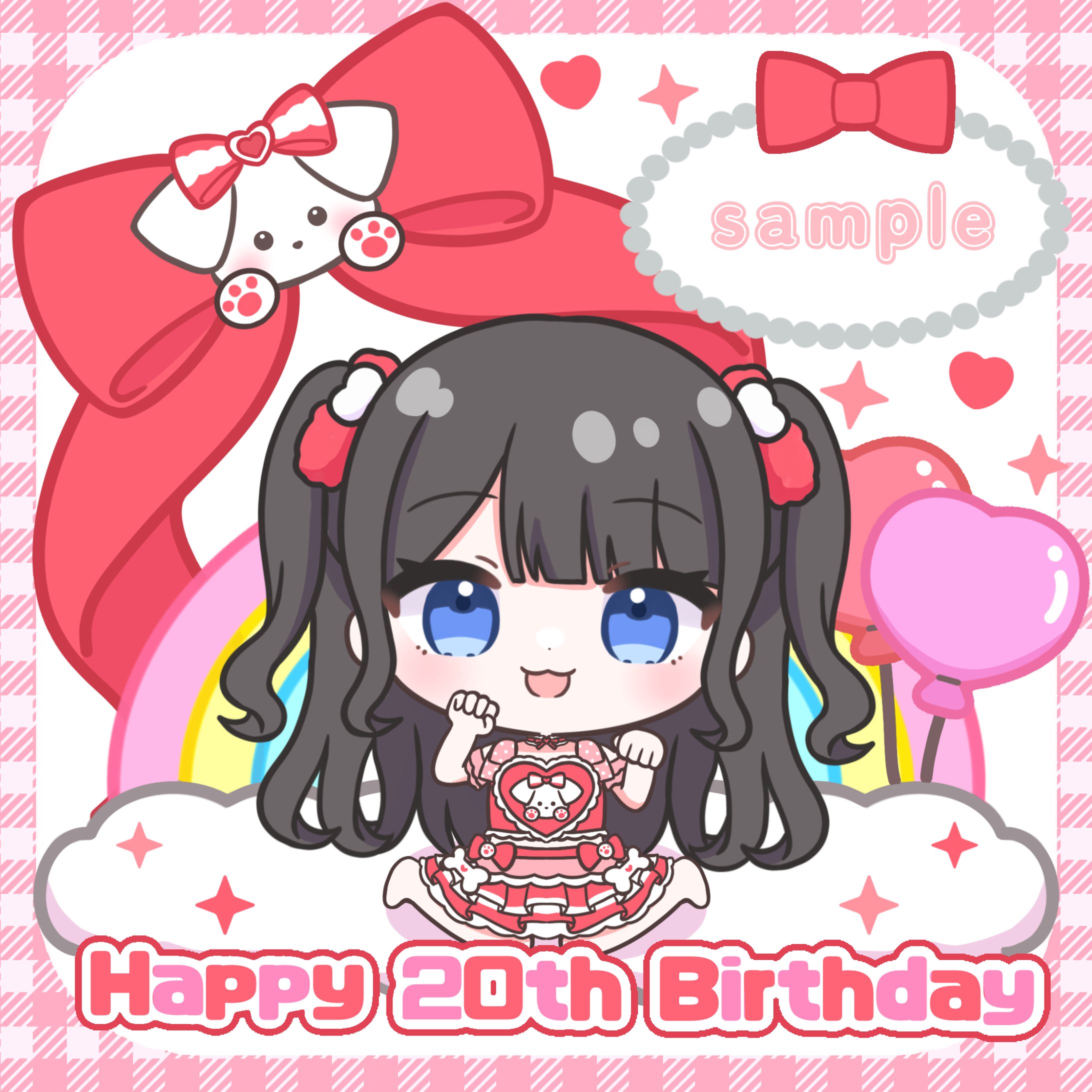 〝Lなん〟台東にじか様 生誕祭グッズイラスト-1