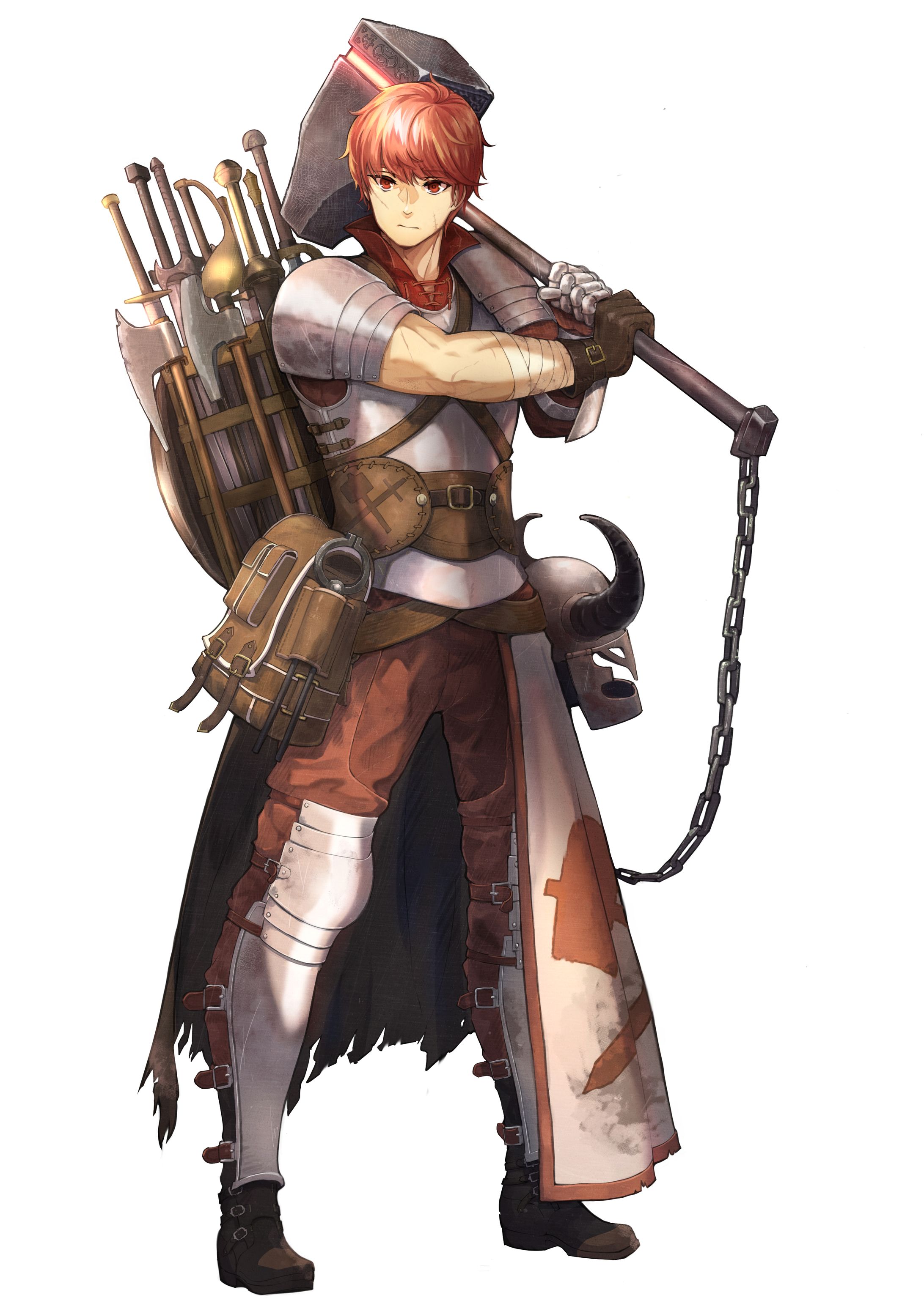 ファンタジーキャラデザイン「鍛冶屋」-1