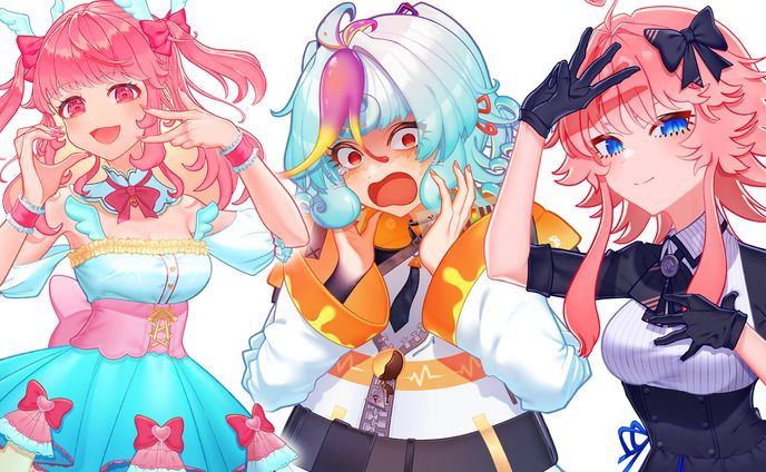 バストアップ立ち絵