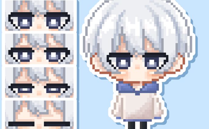 GIFドット絵-なぎ