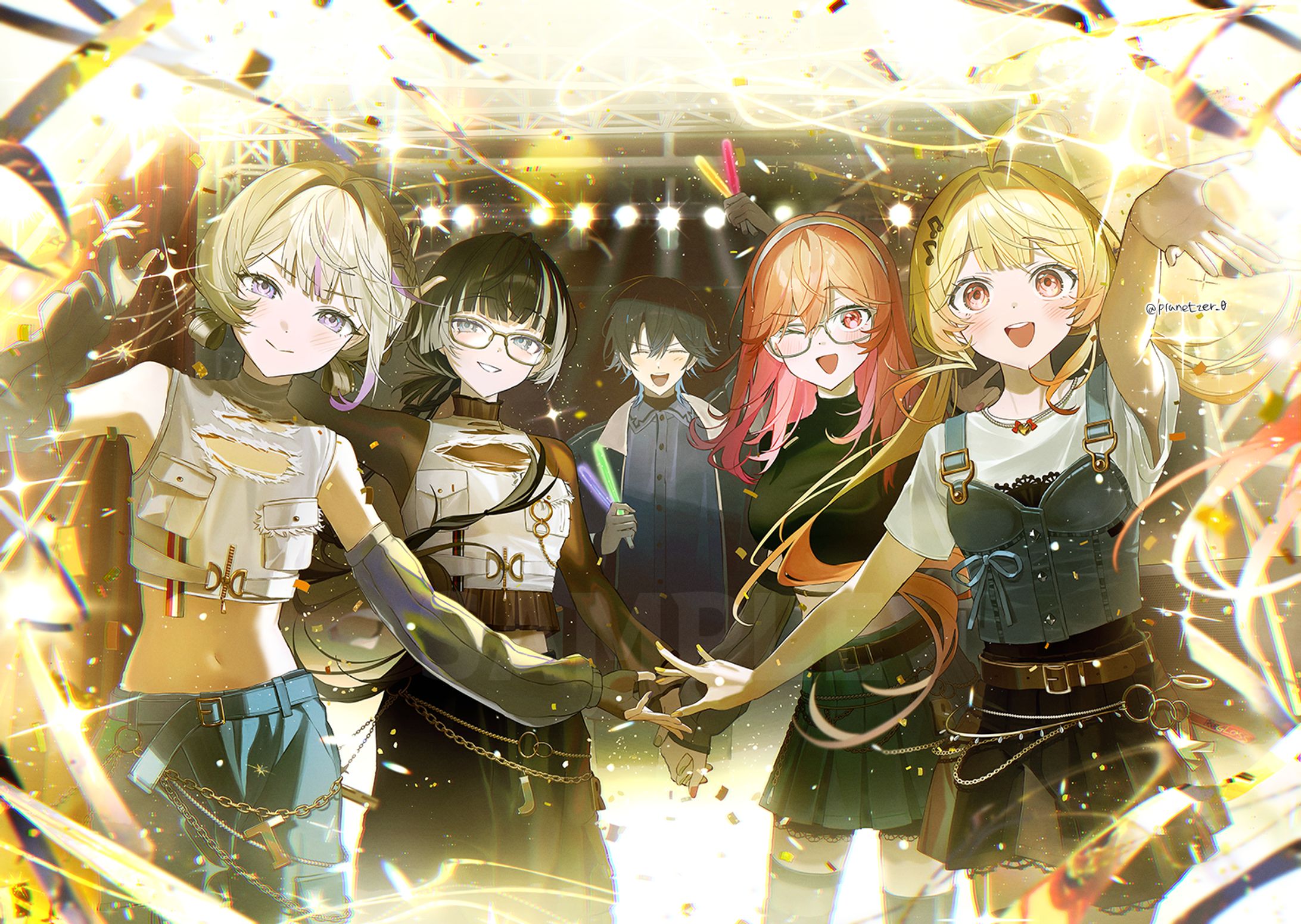 Regloss 地下鉄広告用イラスト-1