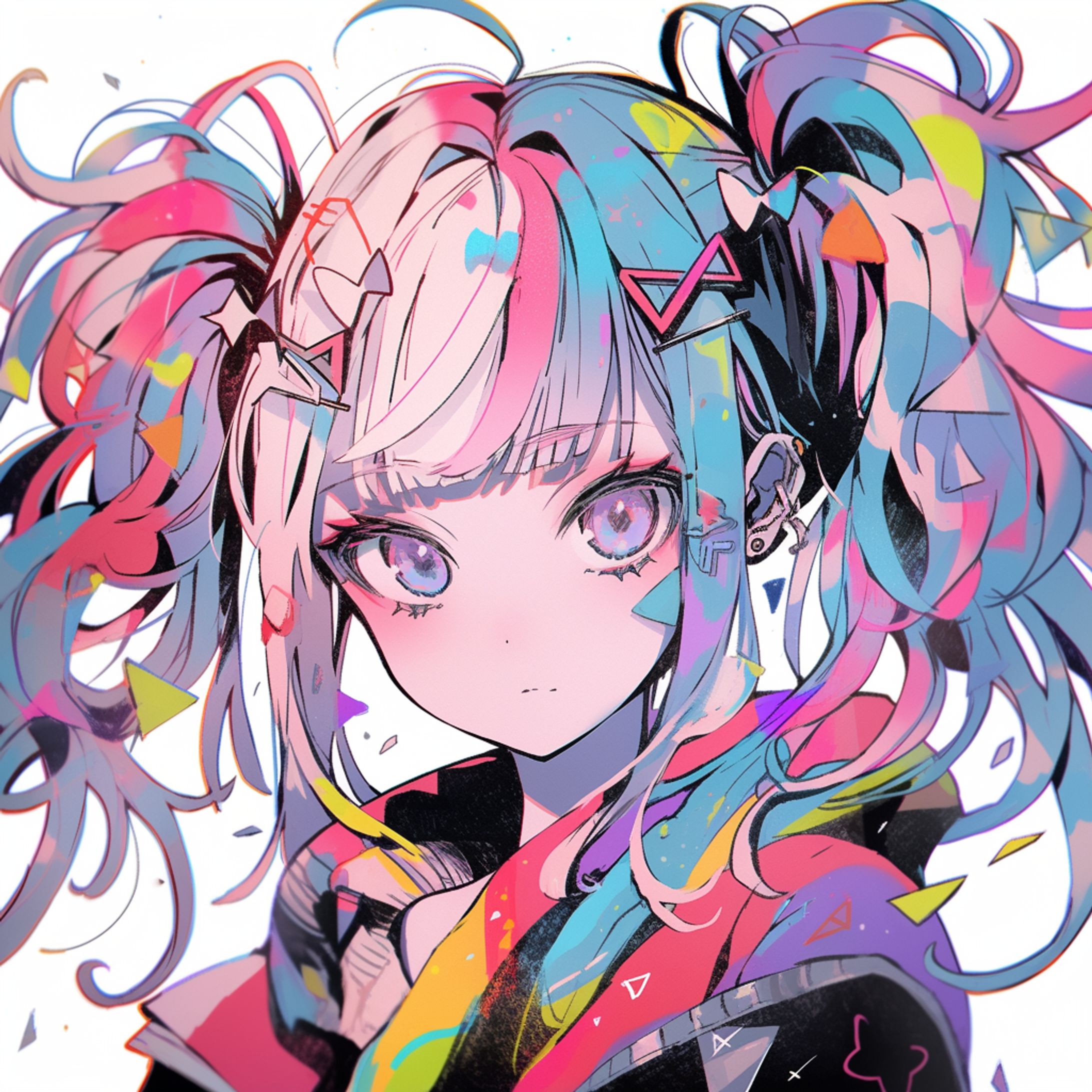 ツインテールの女の子-1