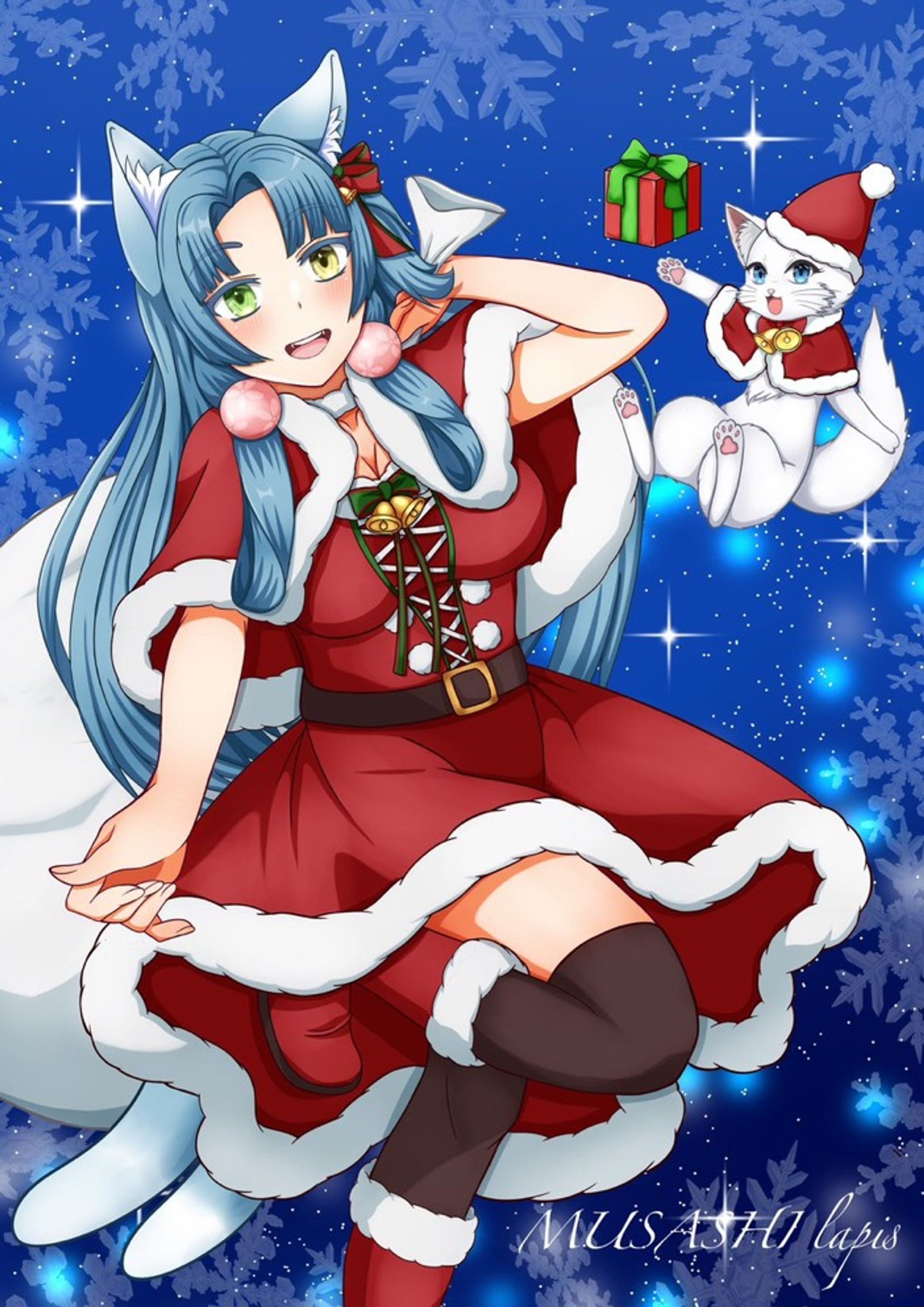  Vtuber 陽翠さん　Christmas Clip Arts-1