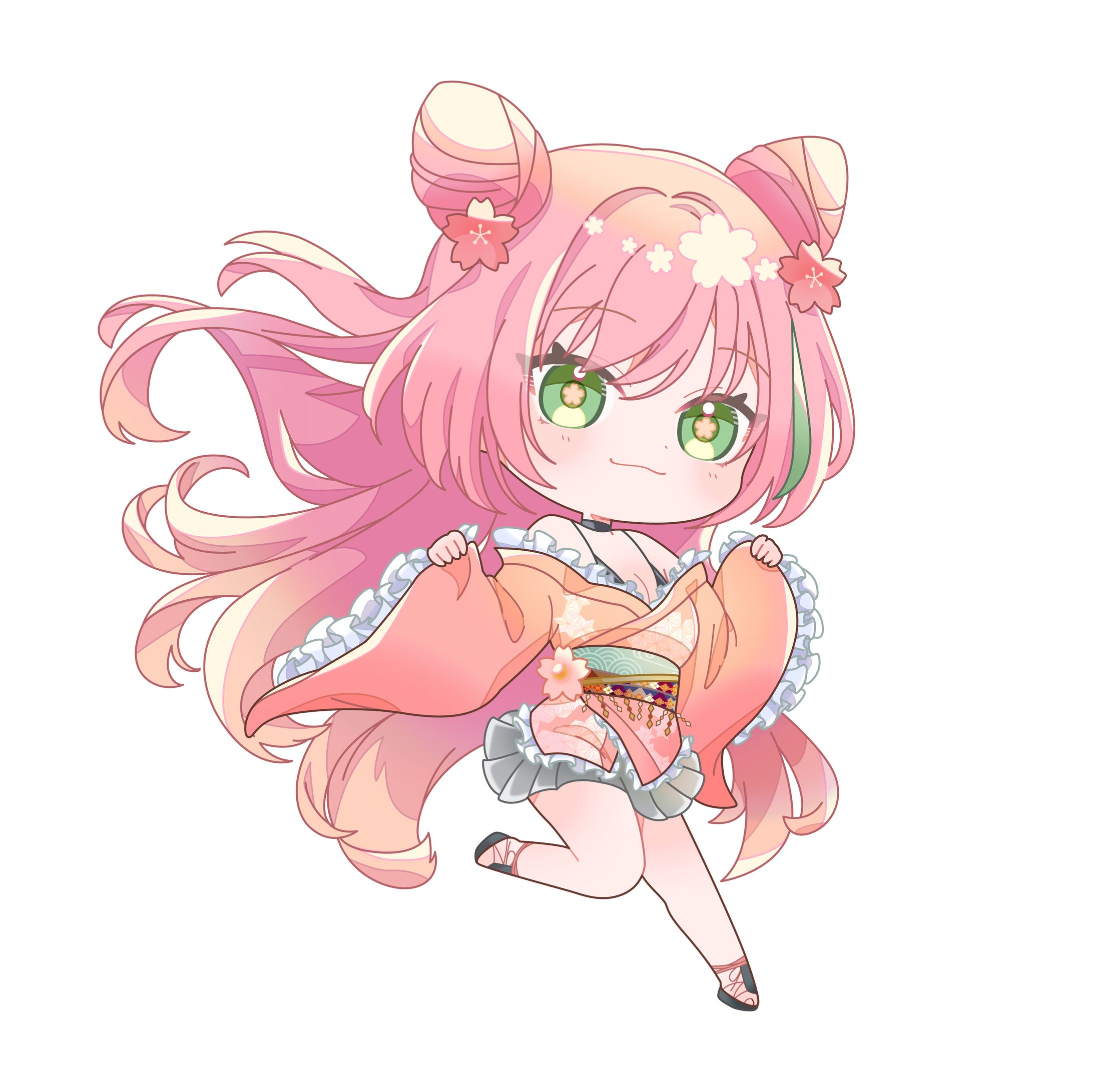 お仕事】VTuber華時さくら様 ミニキャラ制作 