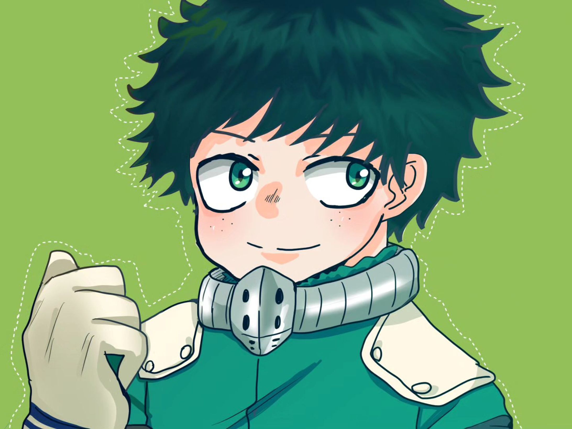 しばらくやってなかった⁡タグ絵のデクくんをリメイク版で描けました…‼️⁡(クリスタ〖液タブ〗)
⁡⁡⁡
⁡超良かった！！！⁡
⁡⁡
⁡⁡
⁡ #僕のヒーローアカデミア  #僕のヒーローアカデミアイラスト ⁡
⁡ #デク  #いらすとぐらむ  #クリスタ  #Illust  #illustration  #版権-1