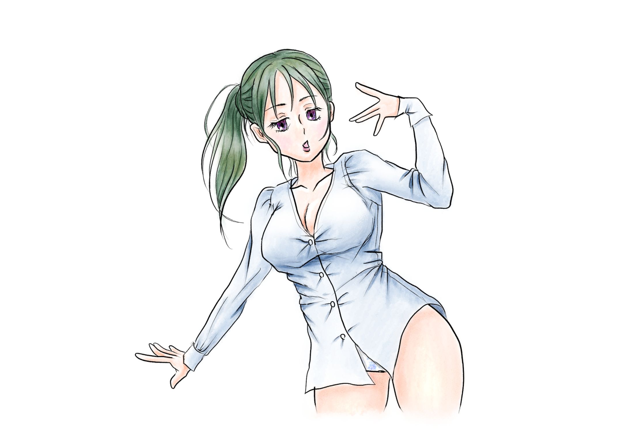 【試し描き】水彩塗り-1
