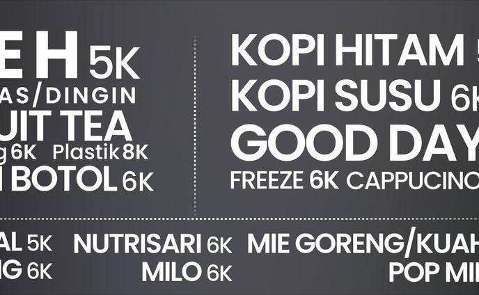 Menu Banner (old work)
