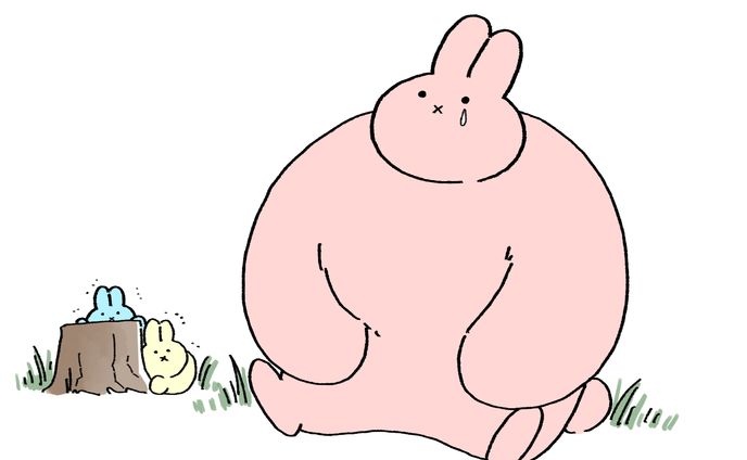 力が強過ぎて他のうさぎから怖がられ村八分にされた子うさぎ
