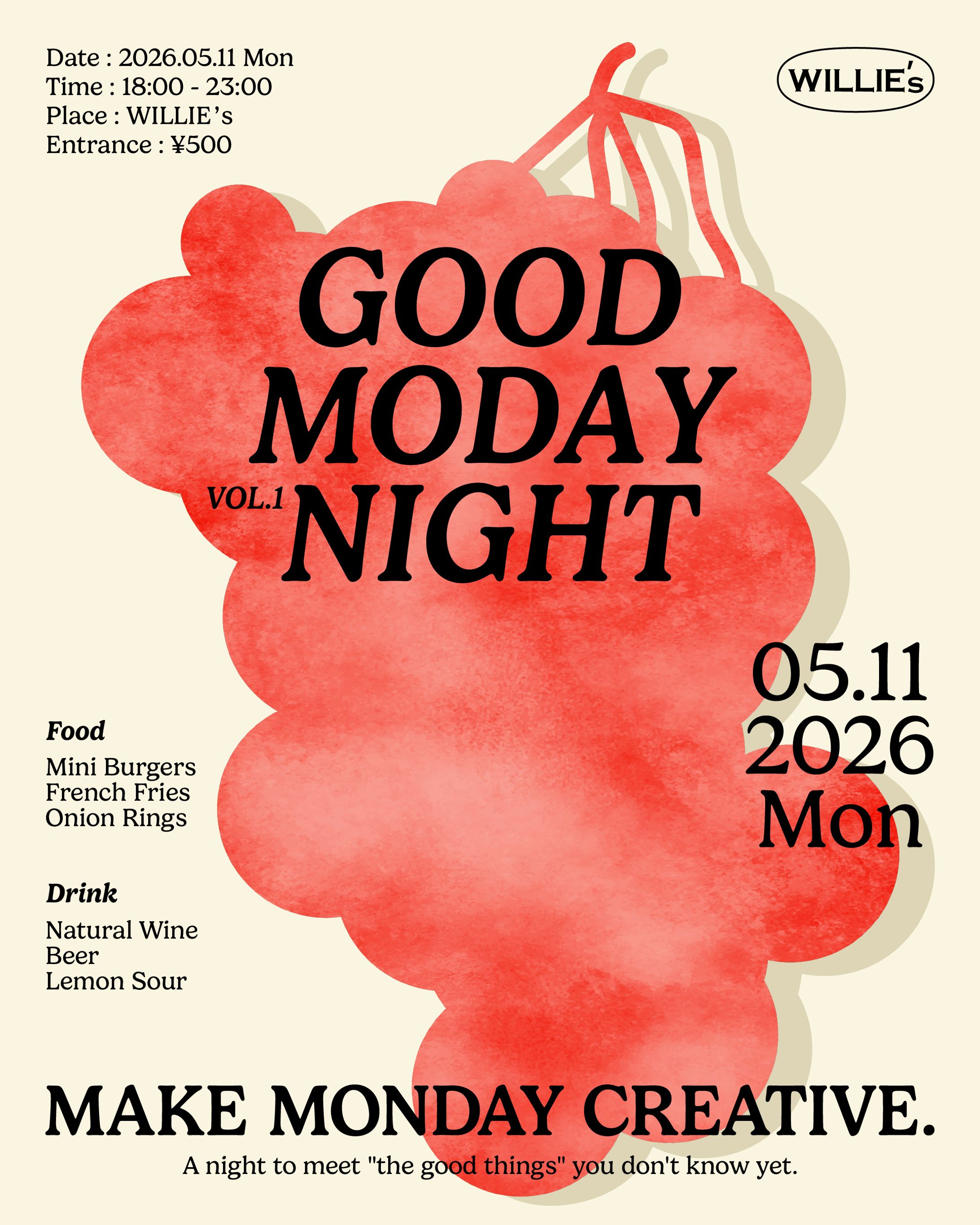 【Good Monday Night vol.01】ビジュアルデザイン-1