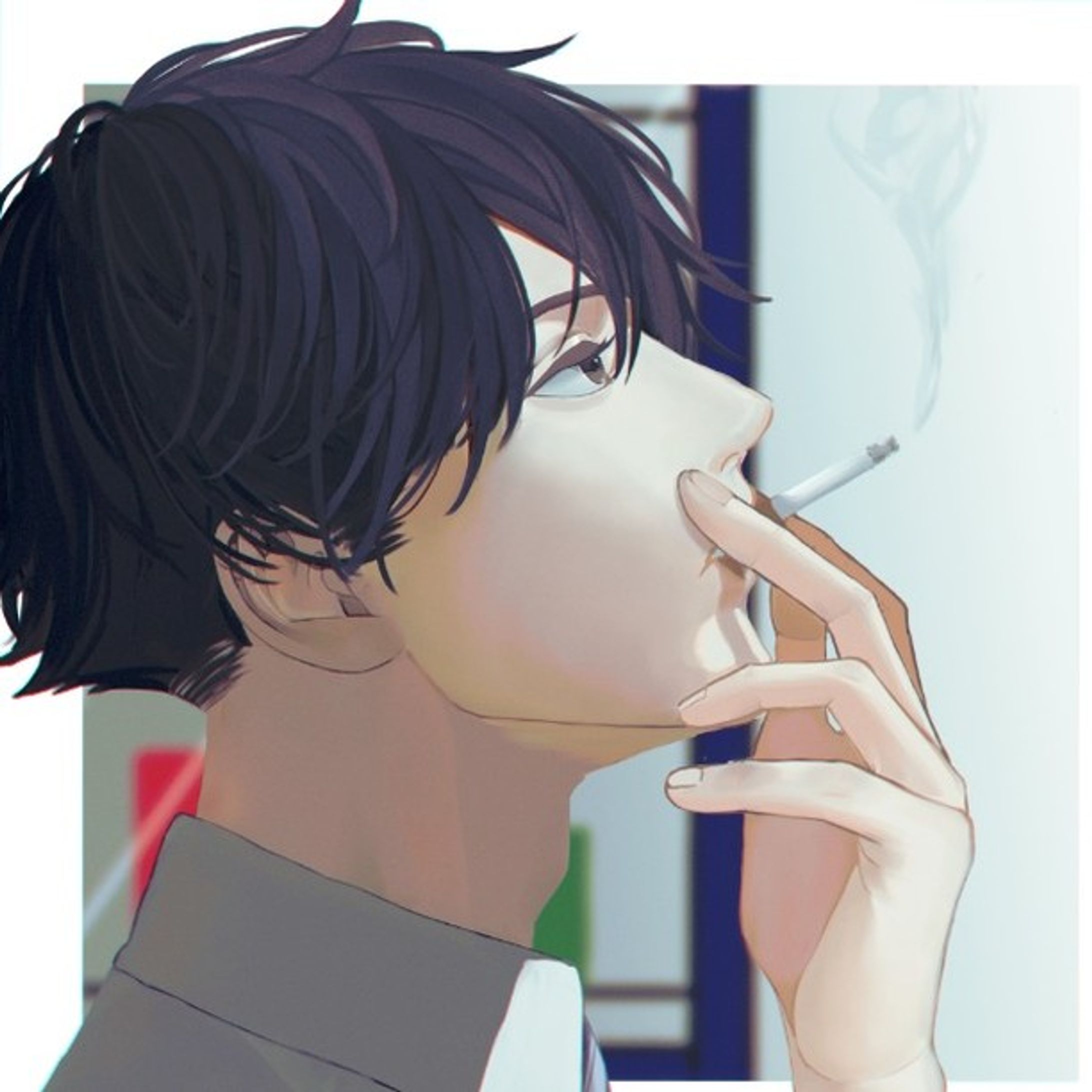 至福の一時

＃illustration #タバコ男子 ＃創作男子-1