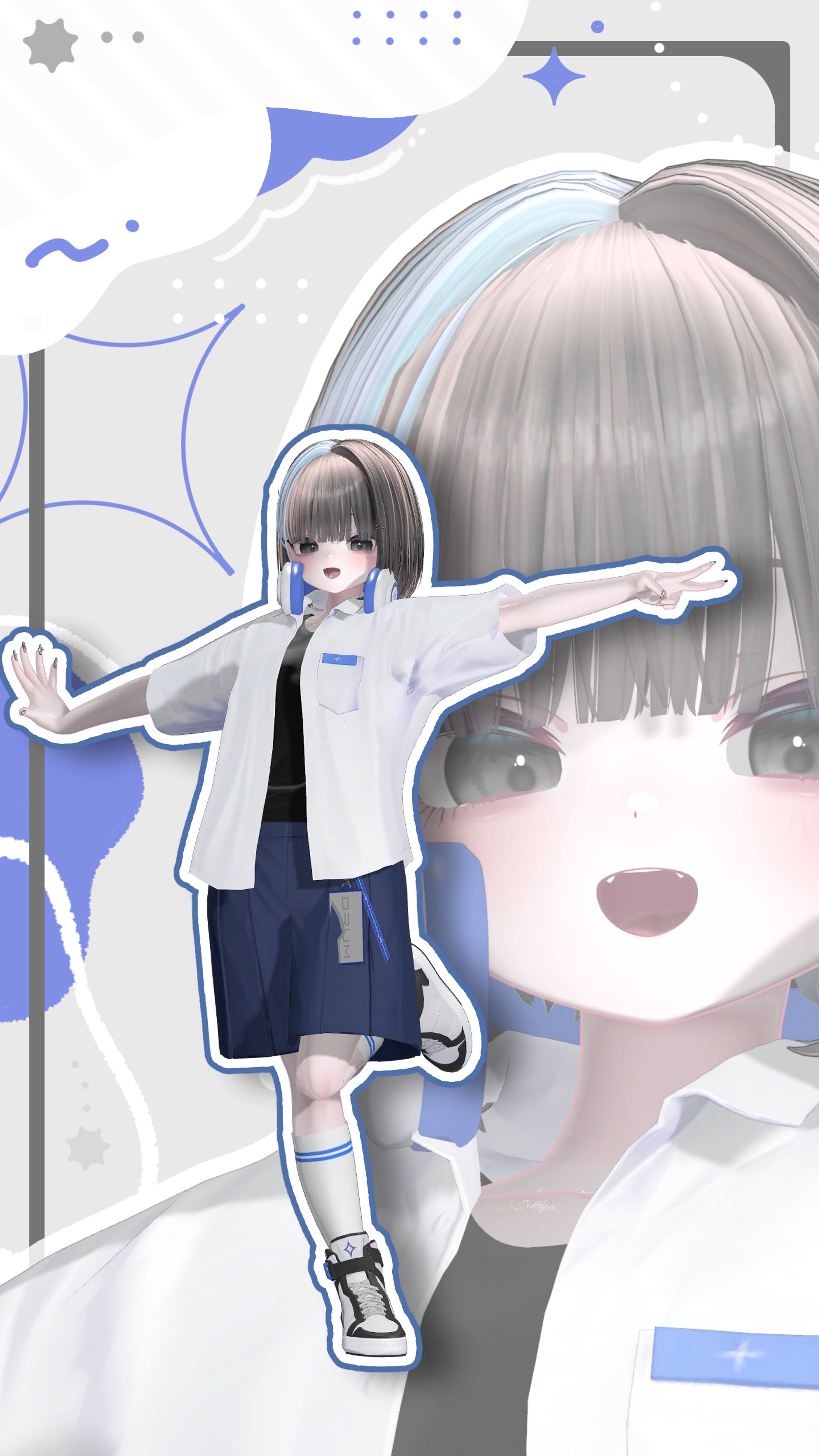 blue w-1