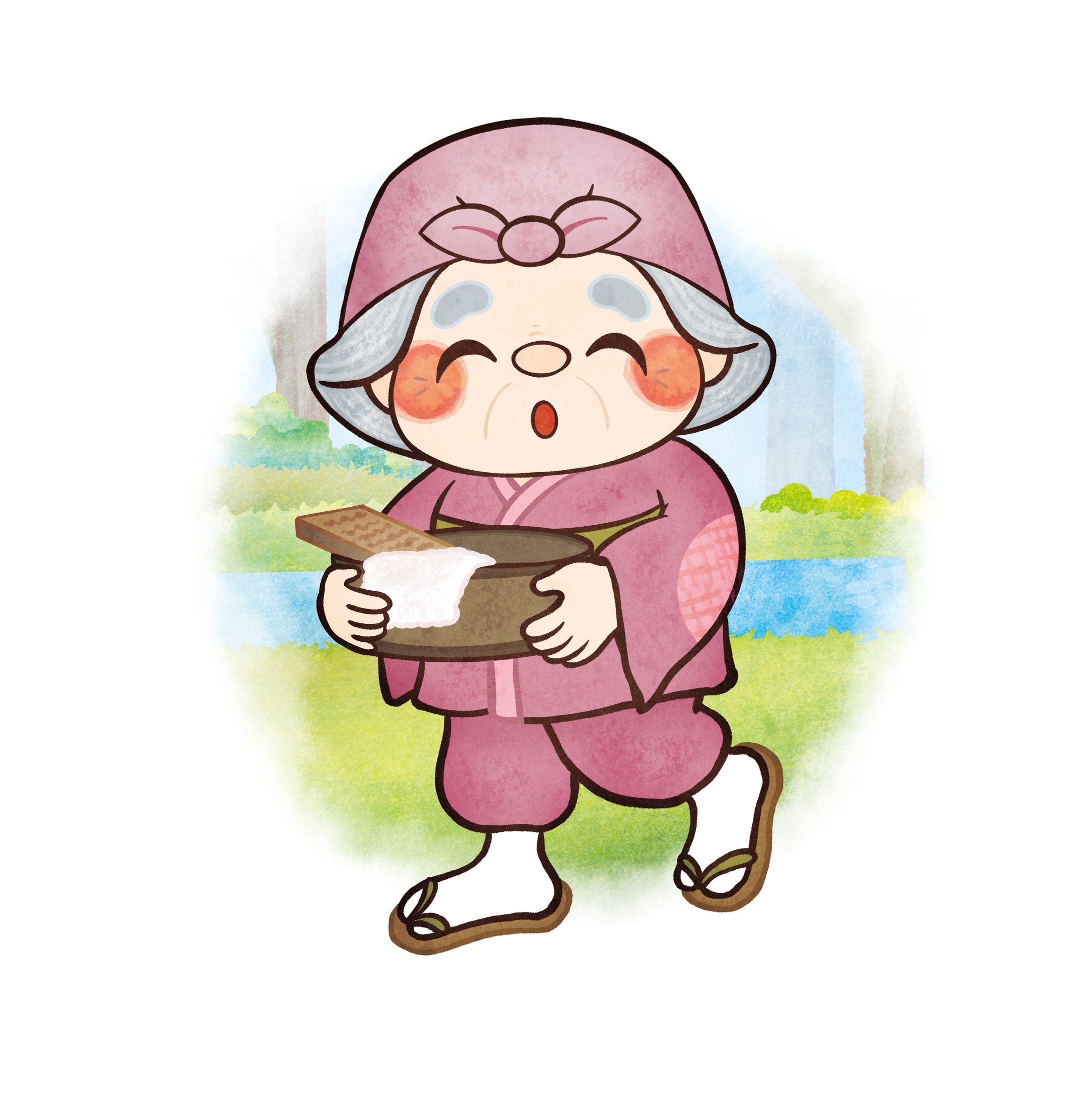 昔話のおばあちゃん-1