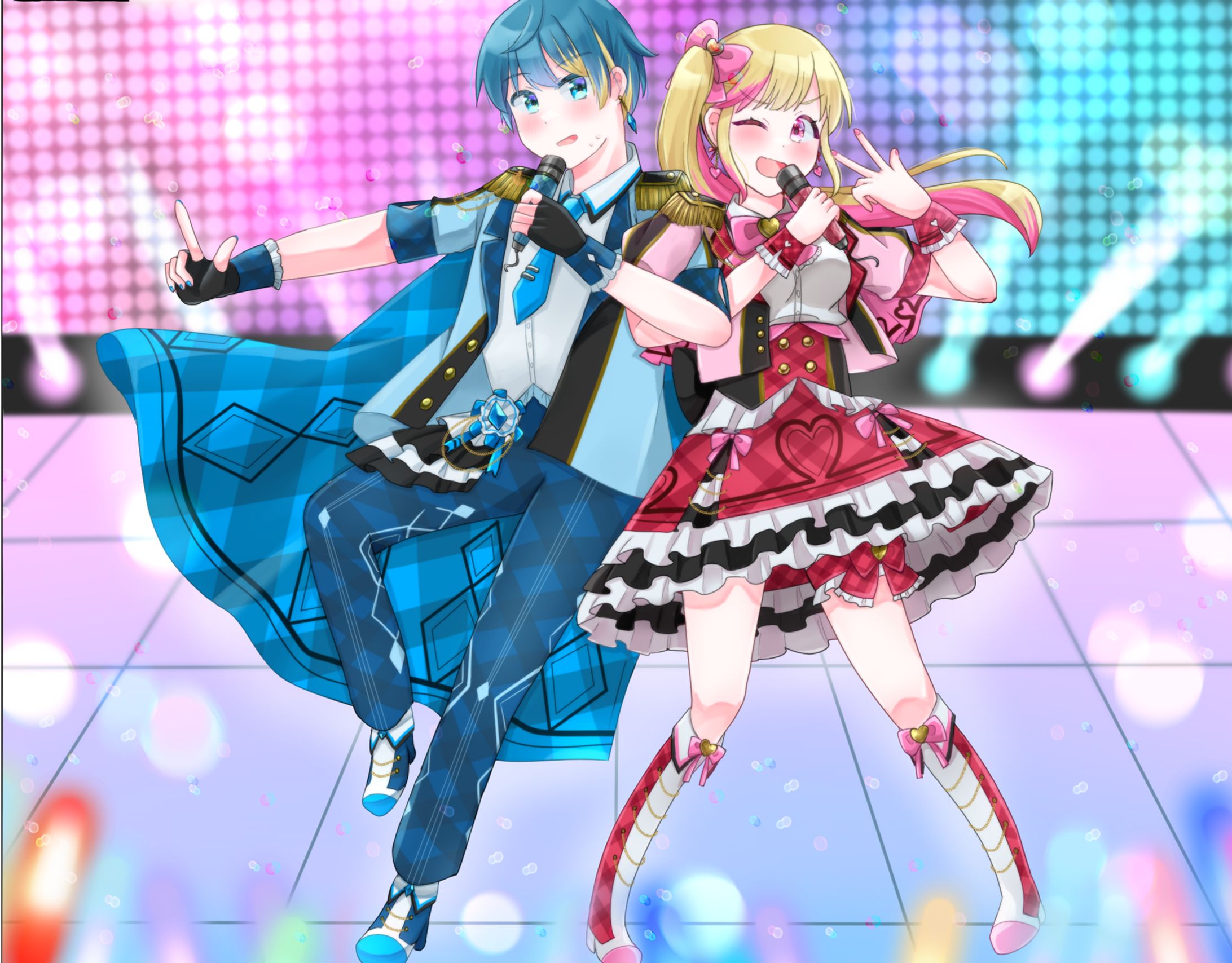 輝くステージの上で-1