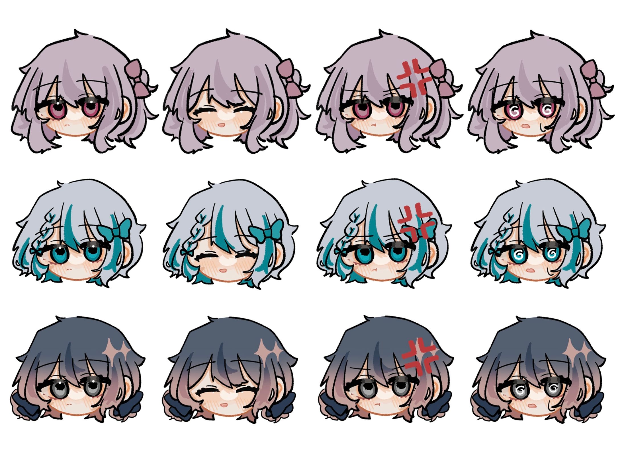 【SDイラスト】顔グラ-1