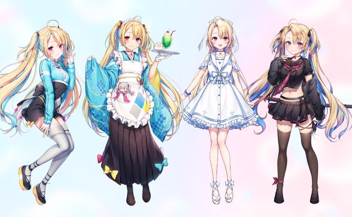  水瀬しあ2D衣装まとめ