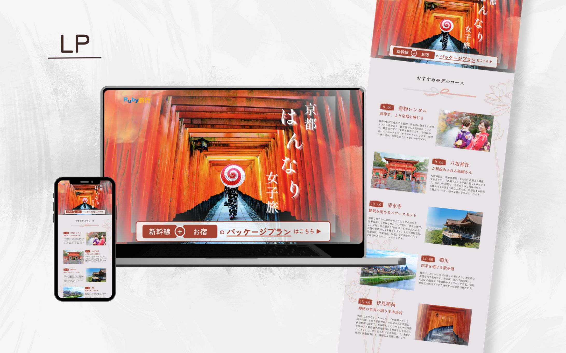 【HerTech 架空案件】旅行パッケージプランLP-1