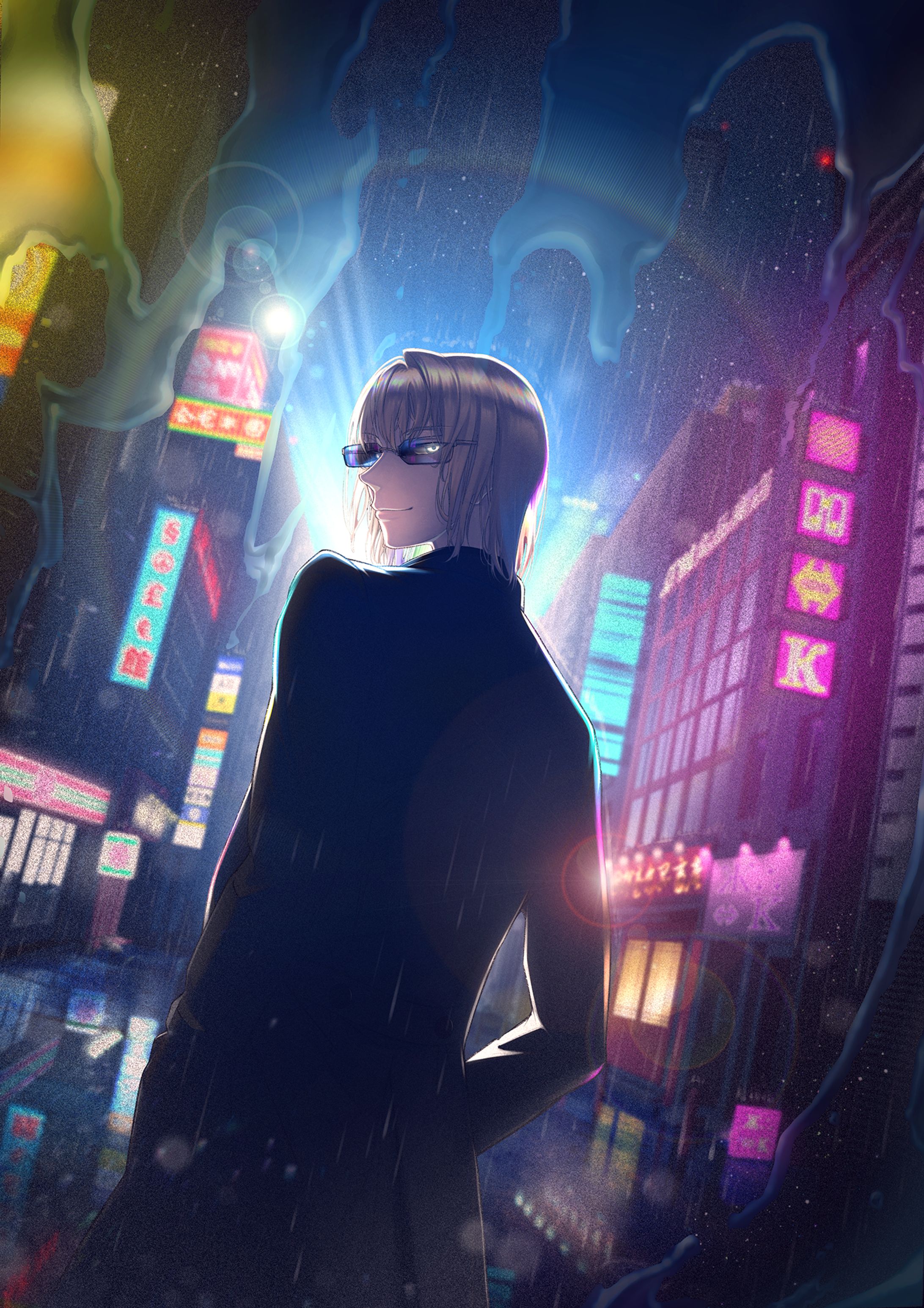 『夜の街に融ける』-1