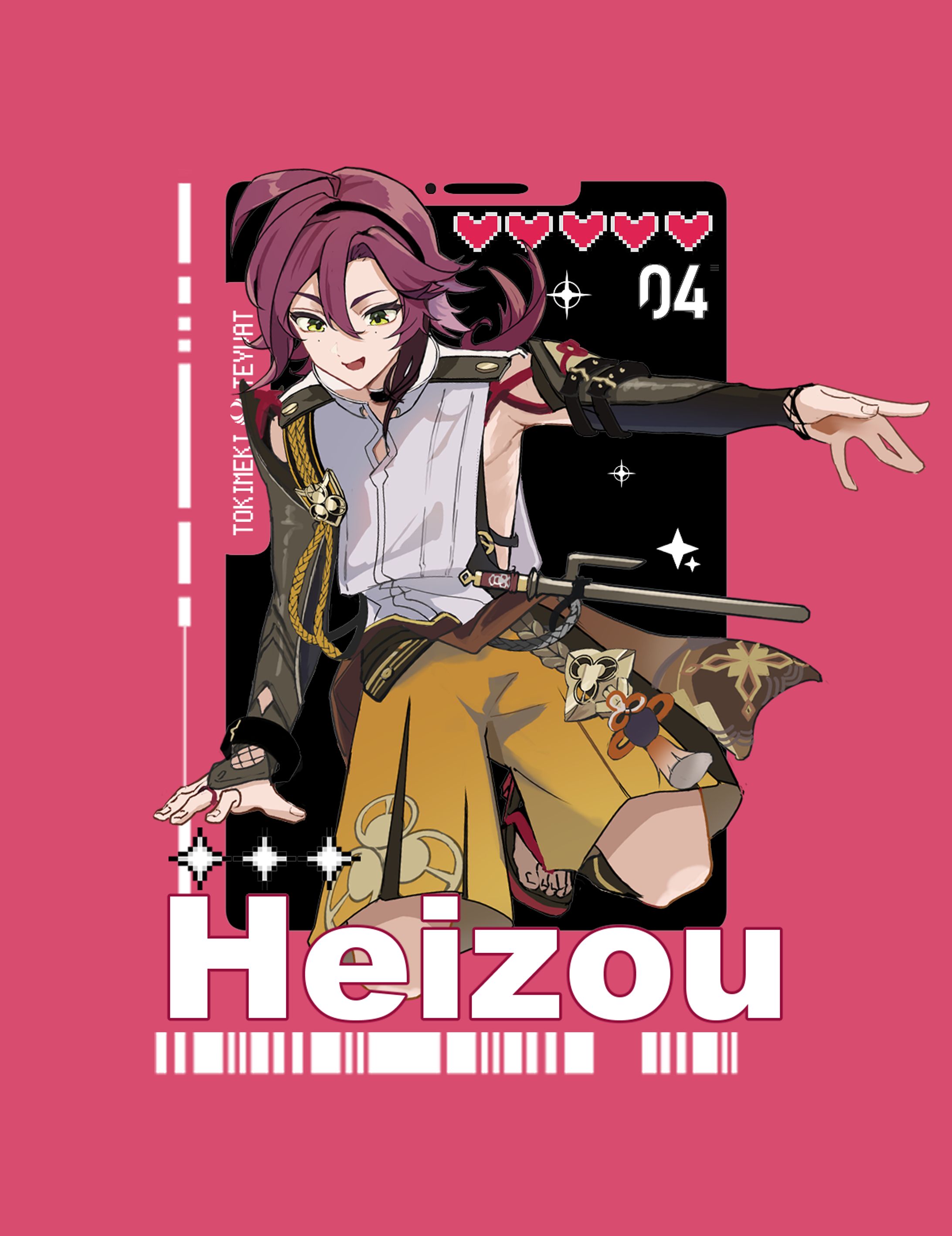 【二次創作】立ち絵+グッズデザイン-1