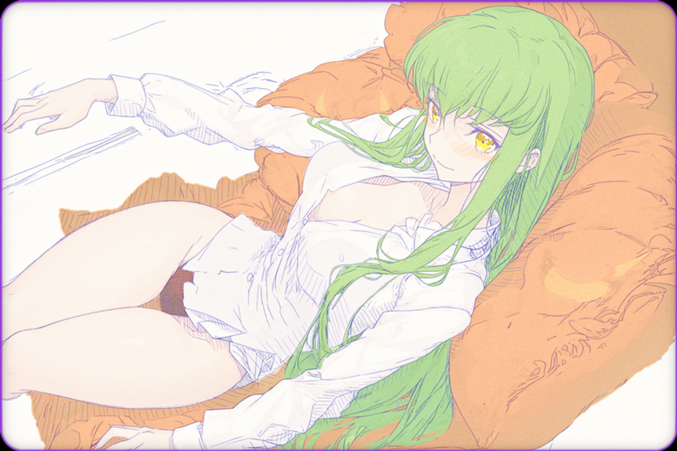 コードギアス『C.C.さん』【こねぬいの画集】｜「kawaii」斜線塗りのこねぬいさん。-1