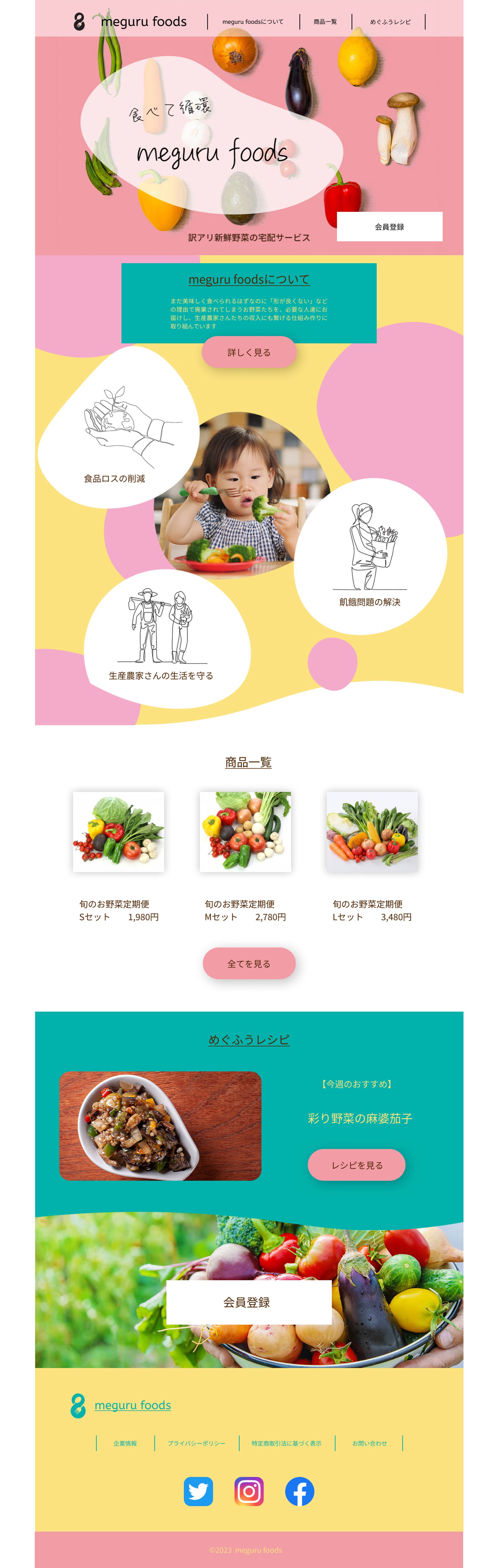 訳あり野菜の宅配サービス　「meguru foods」 -1