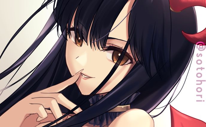 ヴィランな女性イラスト