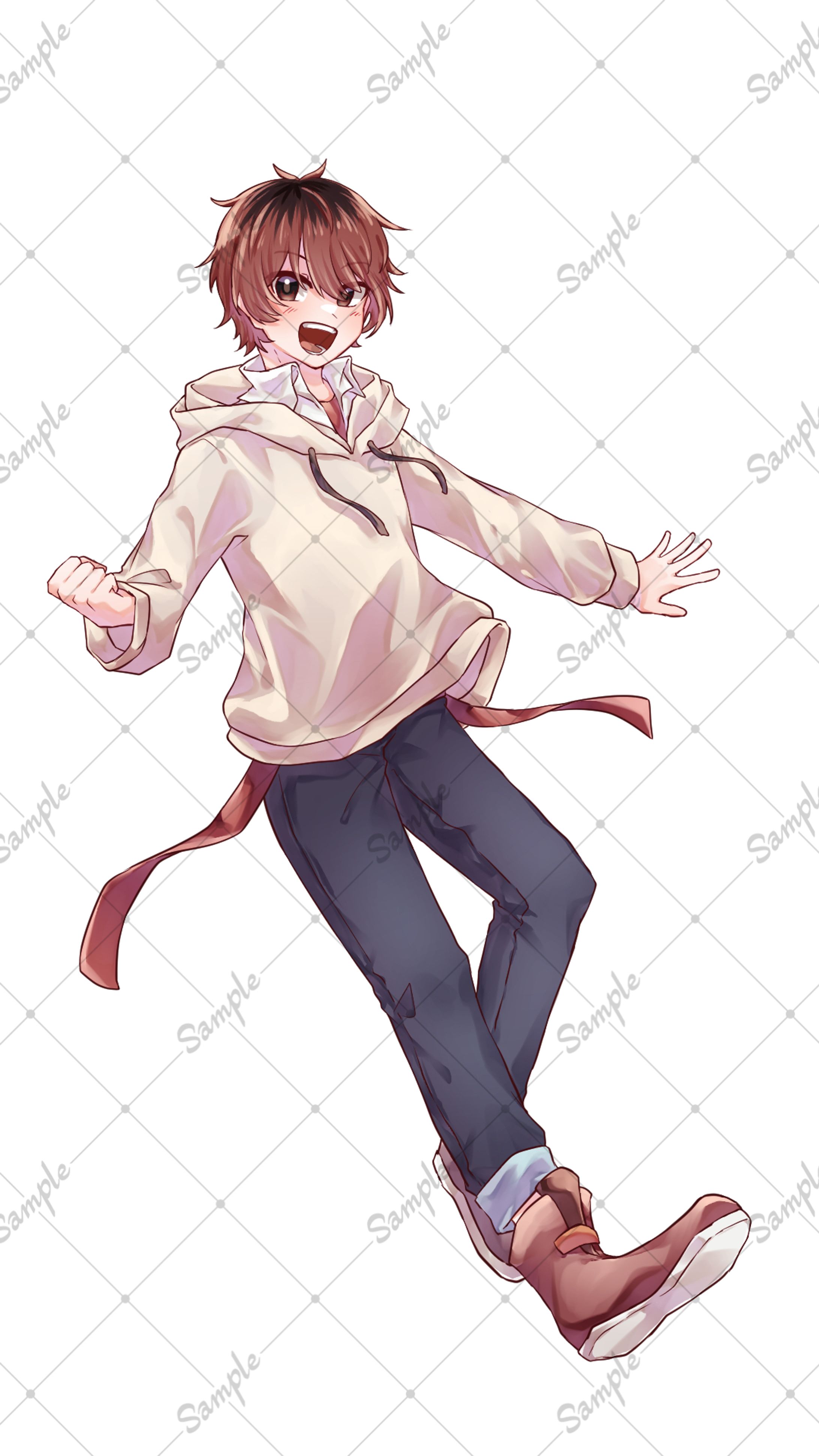 【立ち絵】TRPG用　全身　男性-1