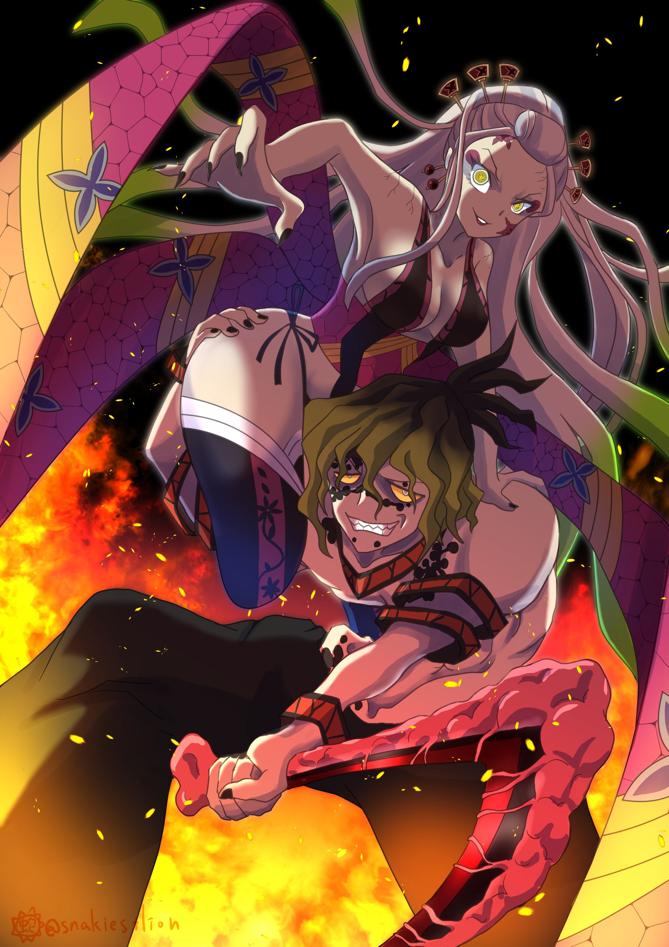 謝花兄妹（鬼滅の刃）-1